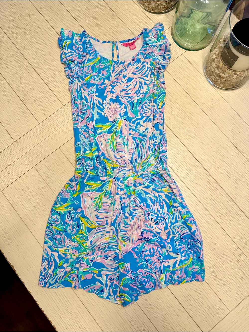 Lilly Pulitzer XS patsi romper - multi all together now | EEUC